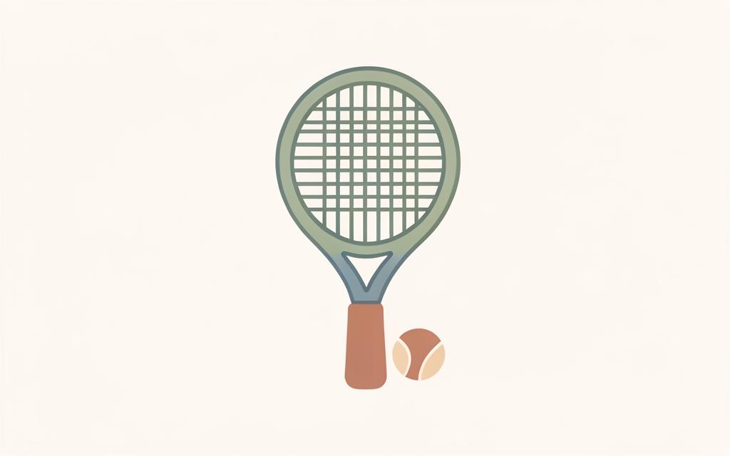 Illustration för tennis